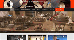 Desktop Screenshot of brother2brothercatering.com